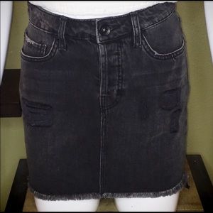 Band of Gypsies Denim Skirt
